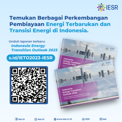 Ragam Pembiayaan Transisi Energi Indonesia IESR