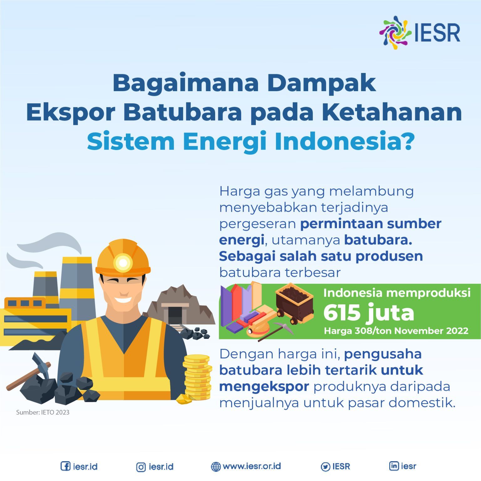 Bagaimana Dampak Ekspor Batubara Pada Ketahanan Sistem Energi Indonesia ...