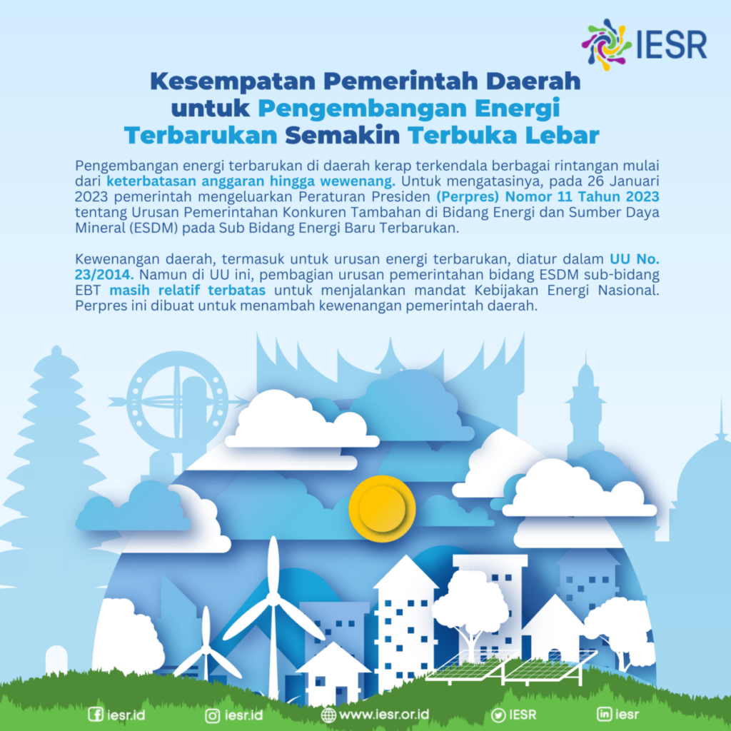 Peraturan Presiden Nomor 11 Tahun 2023 - IESR