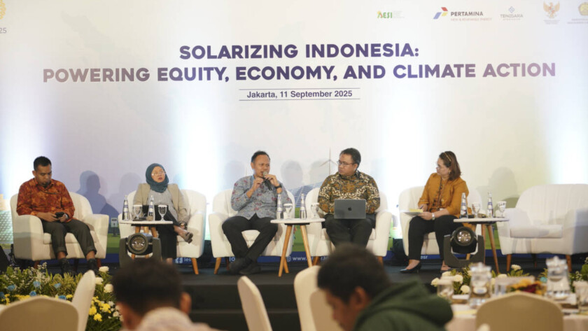 Indonesia Solar Summit (ISS) 2025 yang diselenggarakan oleh Institute for Essential Services Reform (IESR) pada Kamis (11/9)