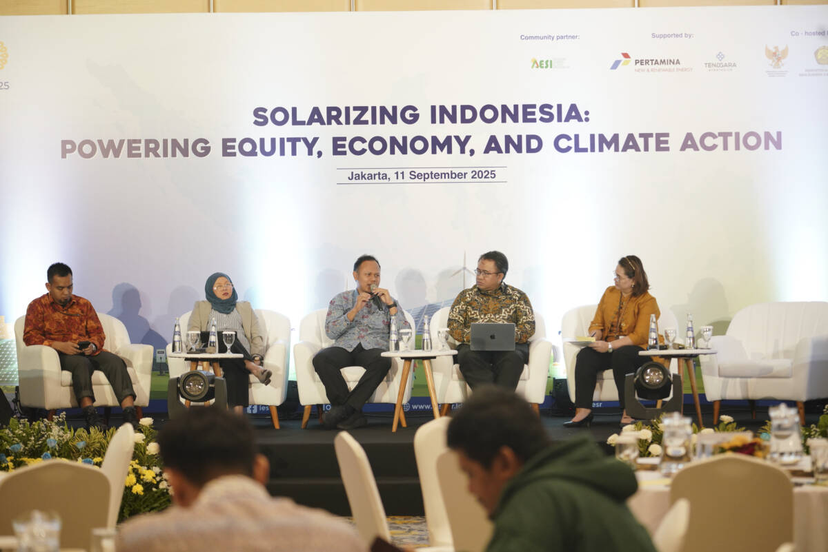 Indonesia Solar Summit (ISS) 2025 yang diselenggarakan oleh Institute for Essential Services Reform (IESR) pada Kamis (11/9)