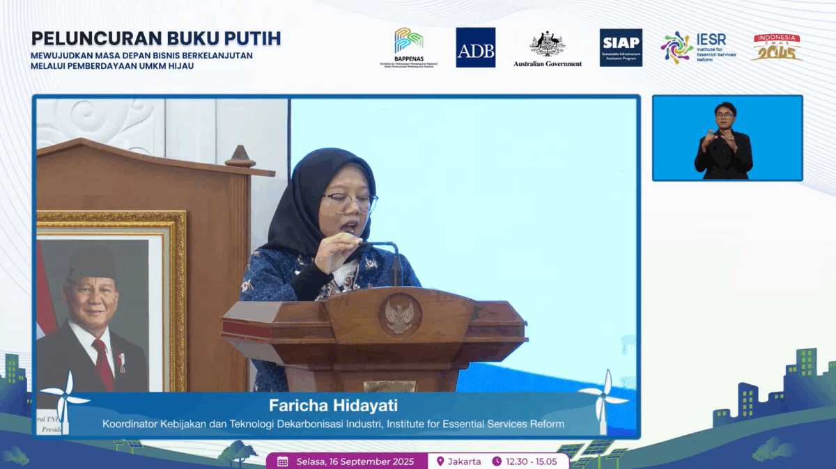 Peluncuran Buku Putih UMKM Hijau