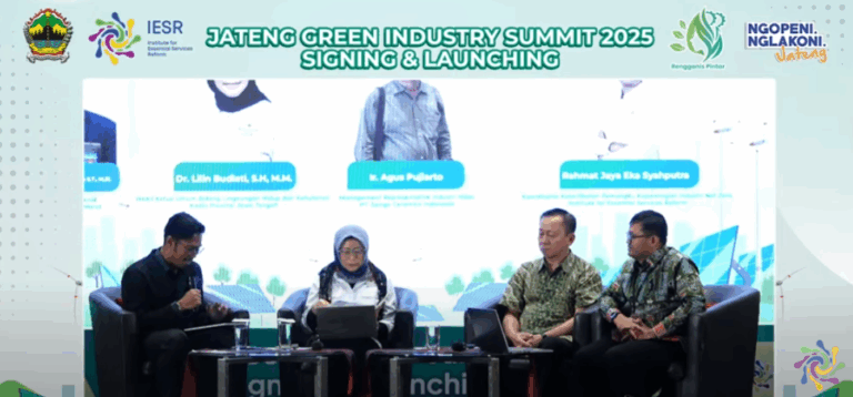 Jateng Green Industry Summit 2025: Industri Hijau Pilar Transisi Energi dan Pembangunan Rendah Karbon