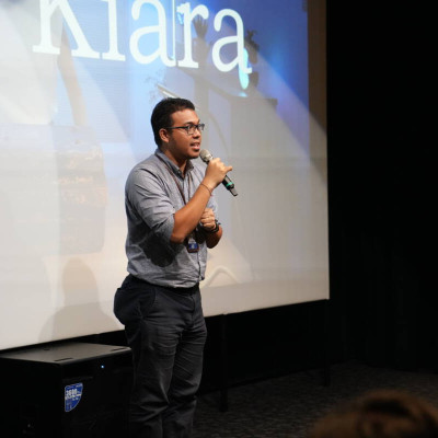 Agus Tampubolon, Manajer Proyek CASE for Southeast Asia, Membuka Launching Film Jejak Kiara