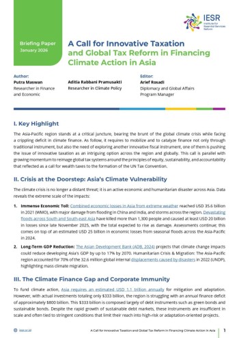 Briefing Paper - A Call for Innovative Taxation and Global Tax Reform in Financing Climate Action in Asia - IESR 2026_page-0001