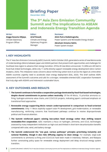 Briefing Paper - Climate Diplomacy Update AZEC Results and Their Implication to ASEAN and Indonesia_page-0001