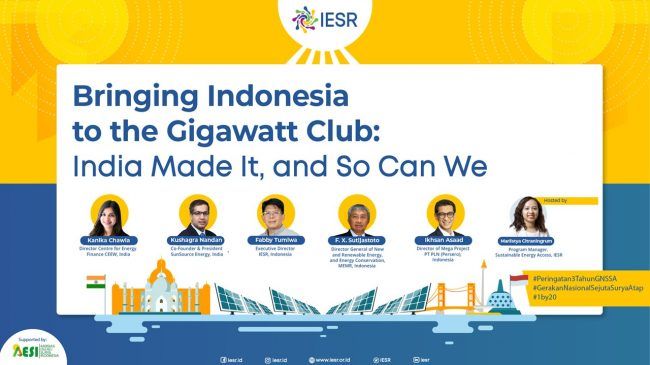 Indonesia Belajar Dari India Yang Ambisius Capai 200 Gw Energi Surya Di 2022 - Iesr