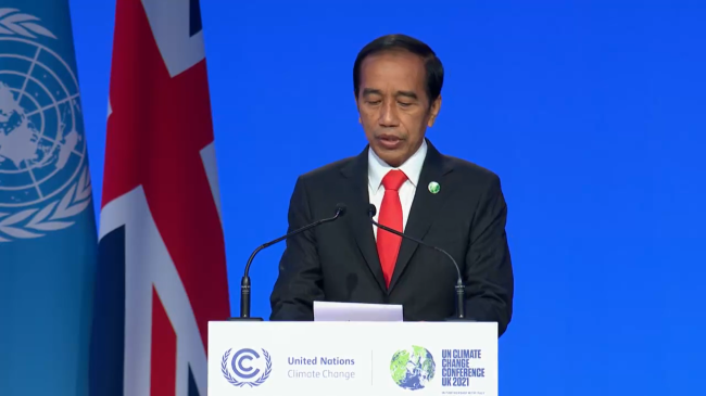 Jokowi Speech - COP26