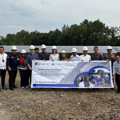 Kunjungan Tim SETI ke Sharp Solar Power Plant di Jakabaring Sports City, Kota Palembang pada 7 Agustus 2024