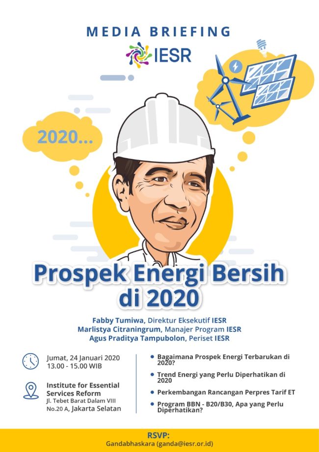 Prospek Energi bersih 2020 media briefing2